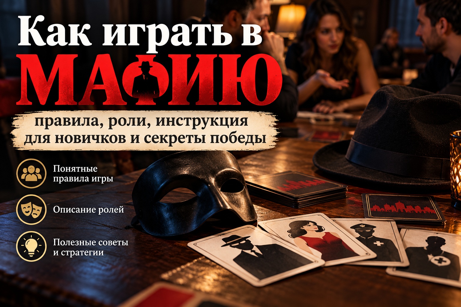 Как играть в «Мафию»: правила игры, роли, инструкция для новичков и секреты победы
