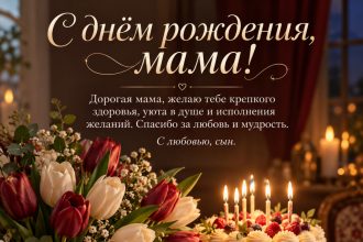 Как поздравить маму с днем рождения: картинки, открытки и пожелания на русском
