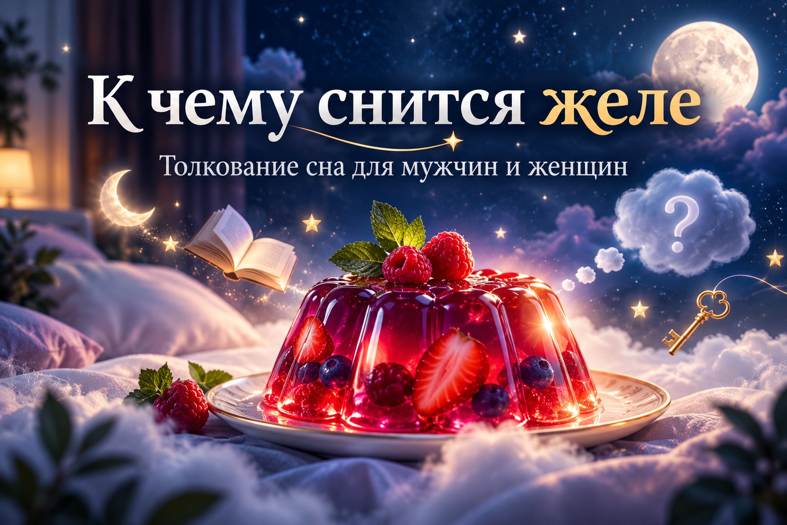 К чему снится желе мужчине и женщине: значение и толкование сна по соннику