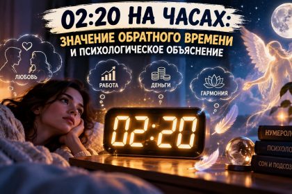 02:20 на часах: значение обратного времени и психологическое объяснение