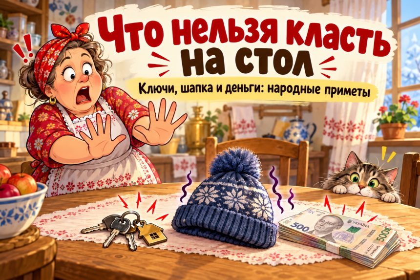 Почему нельзя класть ключи, шапку и деньги на стол: приметы, значение и последствия