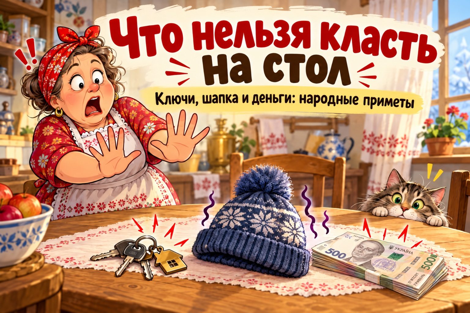 Почему нельзя класть ключи, шапку и деньги на стол: приметы, значение и последствия