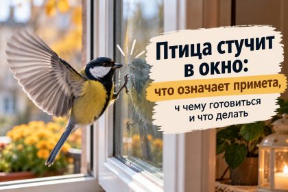 Птица стучит в окно: что означает примета, к чему готовиться и что делать