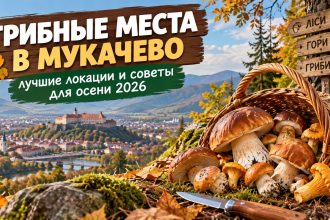 Грибные места в Мукачево: где искать и как собирать грибы осенью 2026