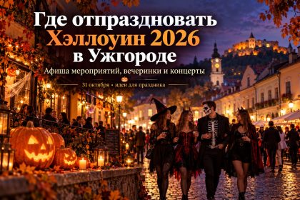 Где отпраздновать Хэллоуин 2026 в Ужгороде: афиша мероприятий, вечеринки, концерты и цены на билеты