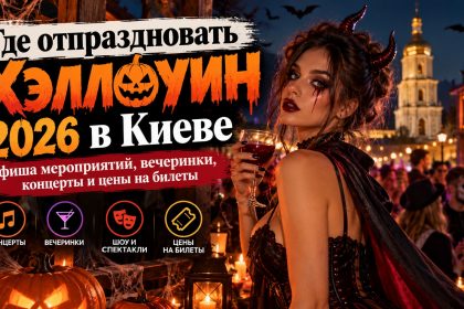 Где отпраздновать Хэллоуин 2026 в Киеве: афиша мероприятий, вечеринки, концерты и цены на билеты