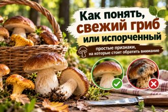 Как определить свежесть гриба по шляпке и ножке: признаки хороших и испорченных грибов