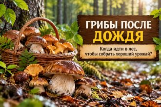 Когда лучше идти за грибами после дождя: сколько ждать, где искать и как выбрать удачное время для тихой охоты