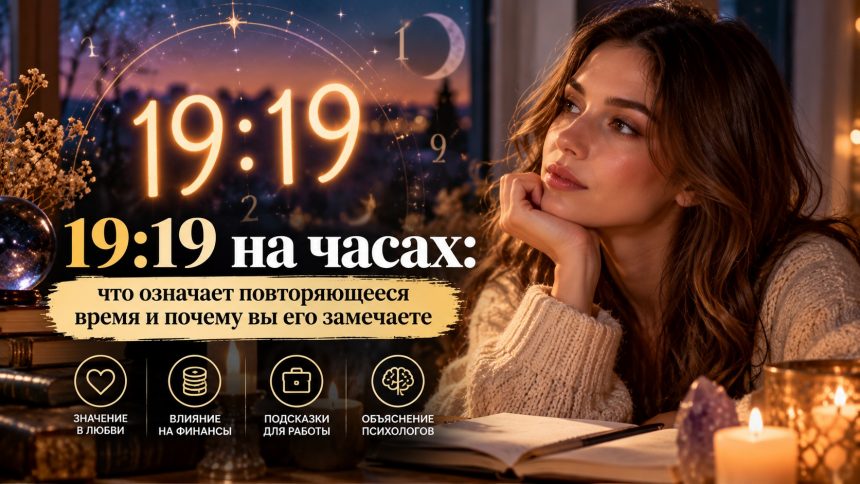 19:19 на часах: что означает повторяющееся время и почему вы его замечаете