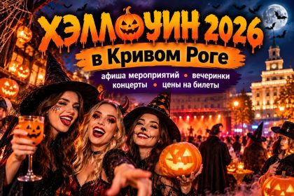 Где отпраздновать Хэллоуин 2026 в Кривом Роге: афиша мероприятий, вечеринки, концерты и цены на билеты