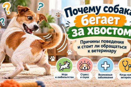 Почему собака бегает за хвостом: причины поведения и когда нужно обращаться к ветеринару