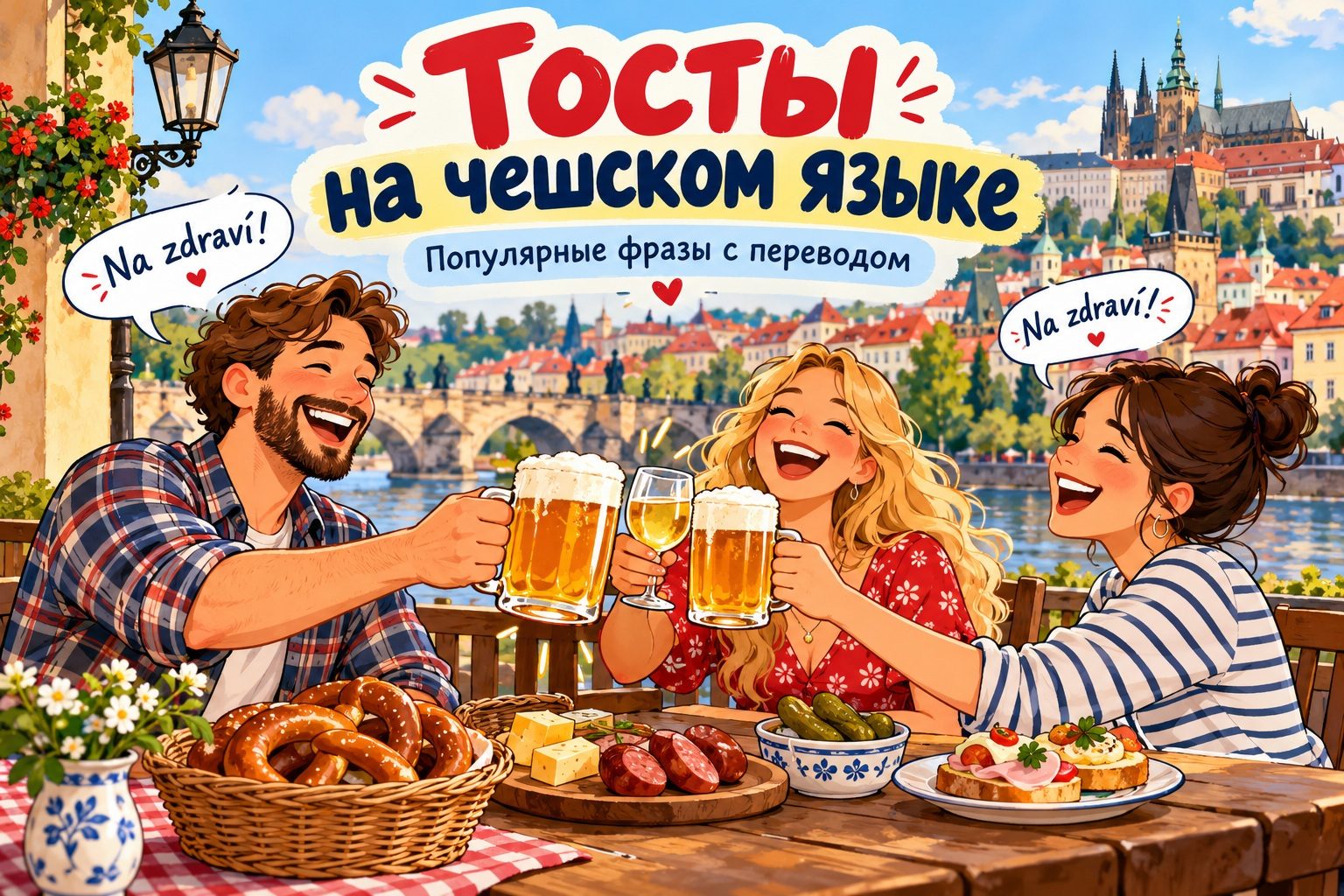 Тосты на чешском языке: популярные фразы с переводом на русский и когда их правильно говорить