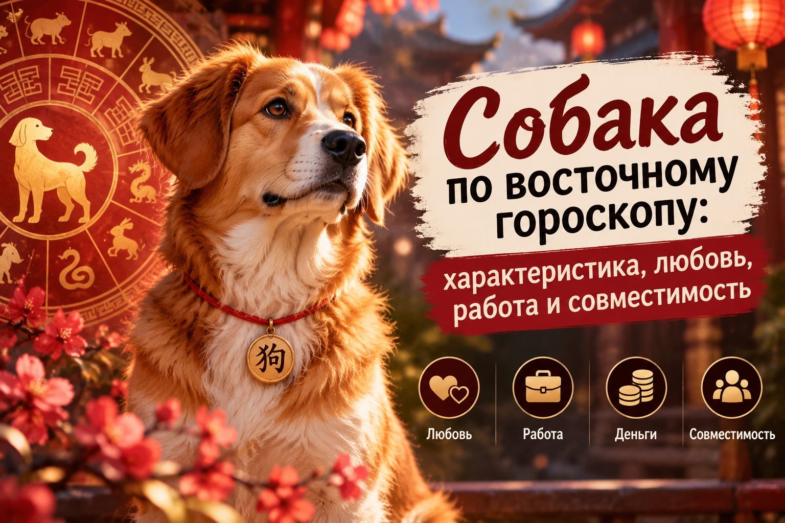 Собака по восточному гороскопу: характеристика, любовь, работа и совместимость