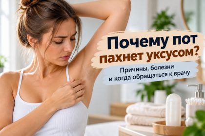 Почему пот пахнет уксусом: основные причины, возможные болезни и когда обращаться к врачу