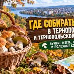 Грибные места в Тернополе и Тернопольской области: где искать и как собирать грибы осенью 2026