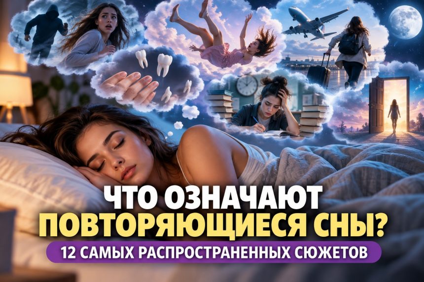 Карта повторяющихся снов: 12 сюжетов, которые чаще всего связаны со стрессом и переменами