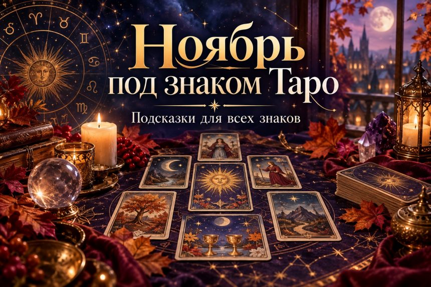 Гороскоп Таро ноябрь 2026 года: астрологический прогноз для всех знаков Зодиака