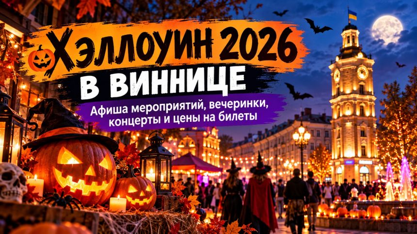Где отпраздновать Хэллоуин 2026 в Виннице: афиша мероприятий, вечеринки, концерты и цены на билеты