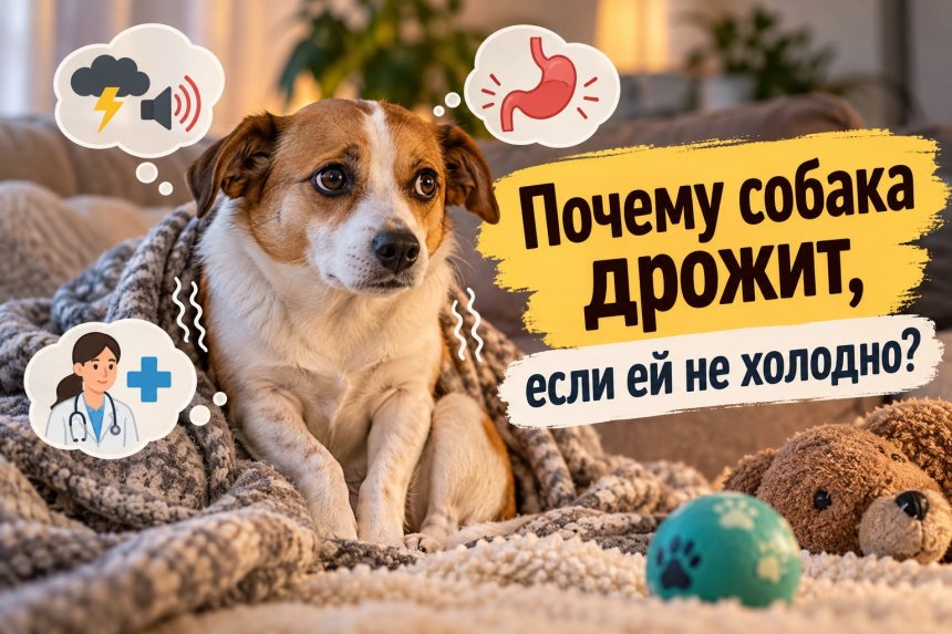 Почему собака дрожит, хотя ей не холодно: причины, болезни и когда обращаться к ветеринару