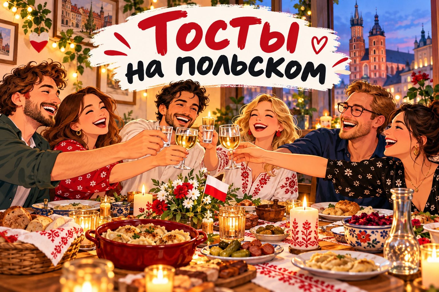 Тосты на польском языке: популярные фразы с переводом на русский и когда их правильно говорить