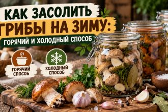 Как засолить грибы на зиму: горячий и холодный способ, рецепты и правила хранения