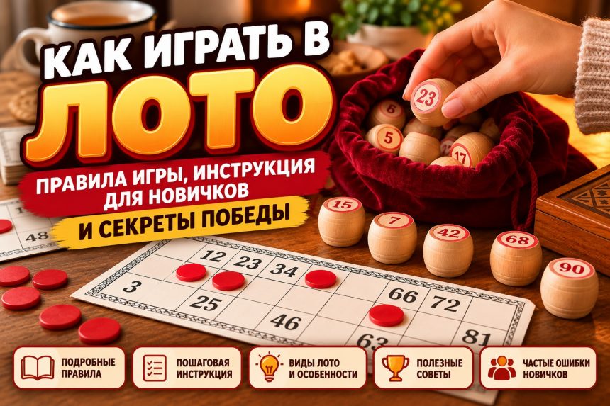 Как играть в «Лото»: правила игры с бочонками, инструкция для новичков и секреты победы