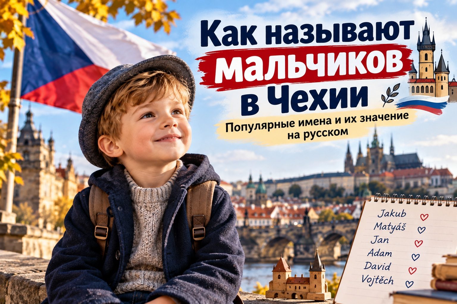 Популярные мужские имена в Чехии: как называют мальчиков и что означают имена на русском