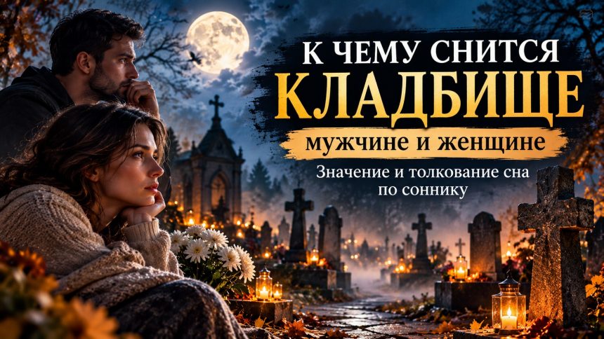 К чему снится кладбище мужчине и женщине: значение и толкование сна по соннику