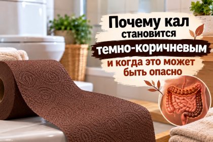 Темно-коричневый кал у взрослого: причины изменения цвета стула и когда нужно обратиться к врачу