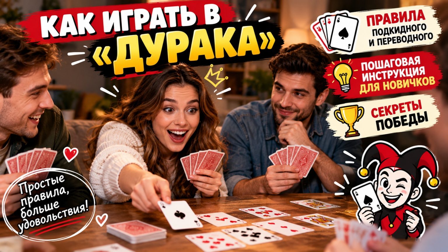 Как играть в «Дурака»: правила подкидного и переводного, инструкция для новичков и секреты победы