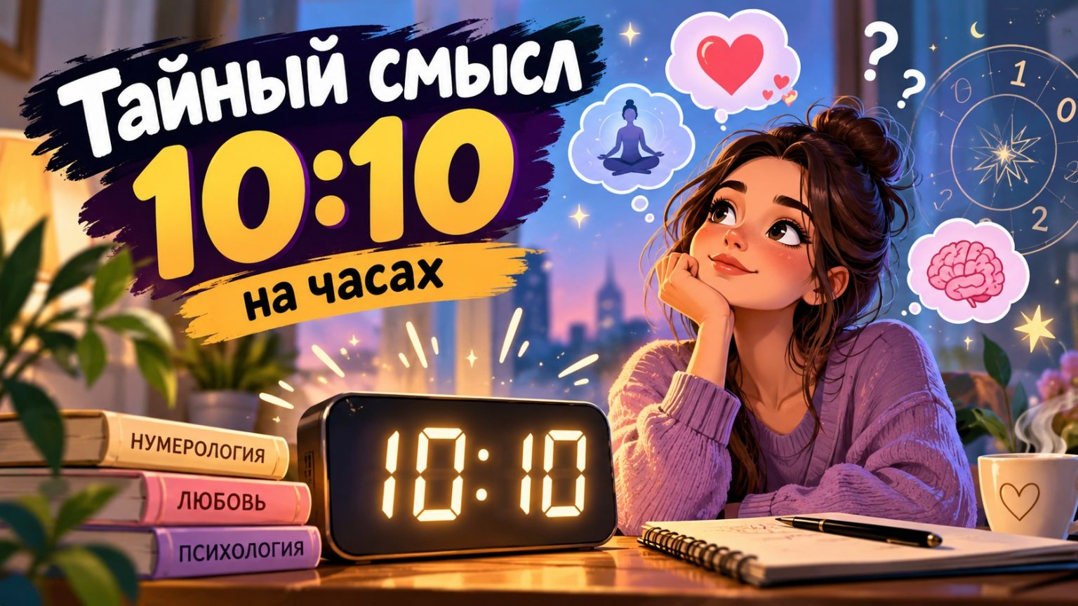 10:10 на часах: что означает совпадение в нумерологии и психологии