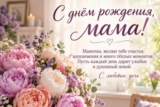 Как поздравить маму с днем рождения: картинки, открытки и пожелания на русском